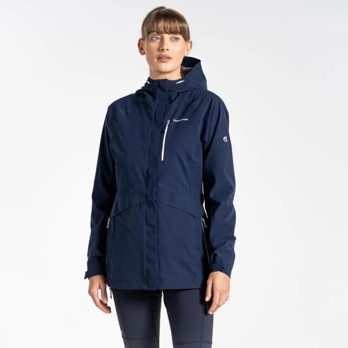 Womens Waterproof Jackets Craghoppers Caldbeck Waterproof Jacket Blue Navy