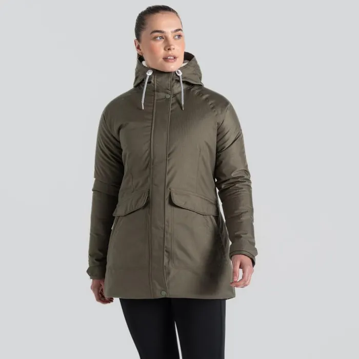 Womens Waterproof Jackets Craghoppers Rowena Waterproof Jacket Wild Olive