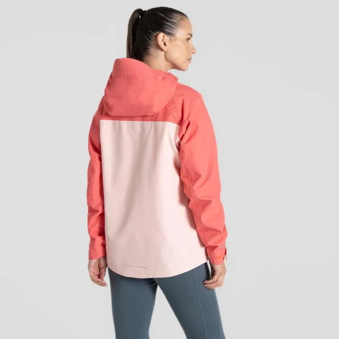 Womens Waterproof Jackets Craghoppers Vanth Waterproof Jacket Deep Coral Pink Peach Womens Waterproof Jackets Craghoppers Vanth Waterproof Jacket Deep Coral Pink Peach