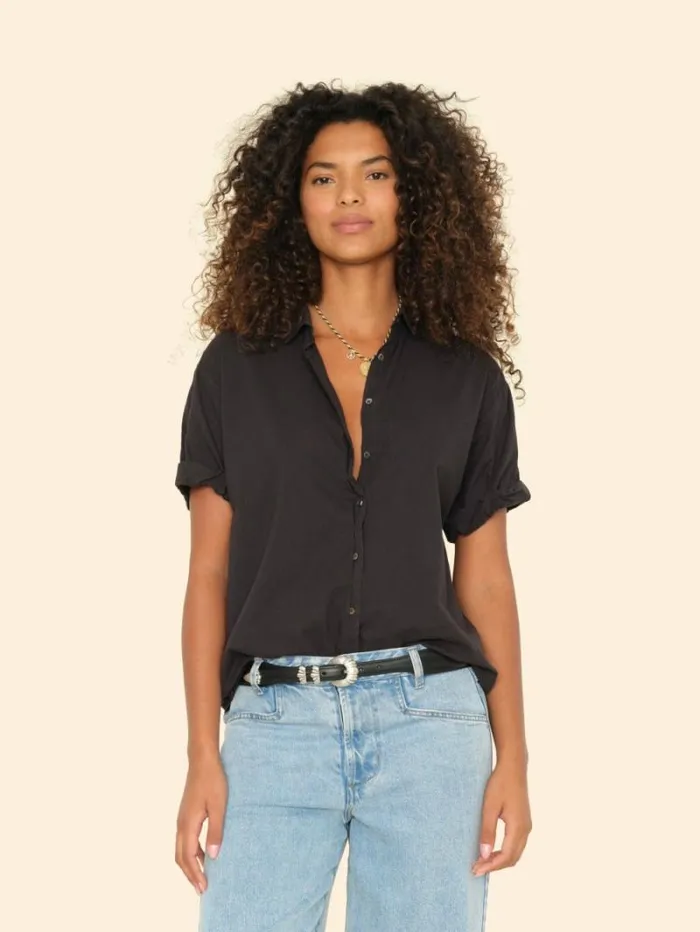 Xirena Black Channing Shirt Women Shirts