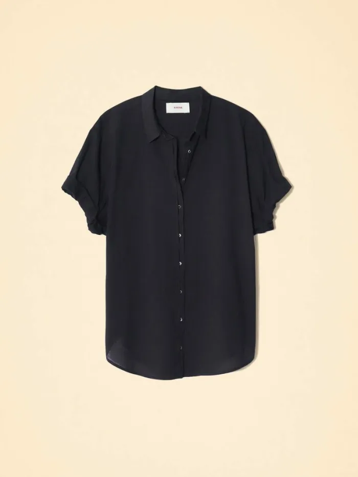 Xirena Black Channing Shirt Women Shirts