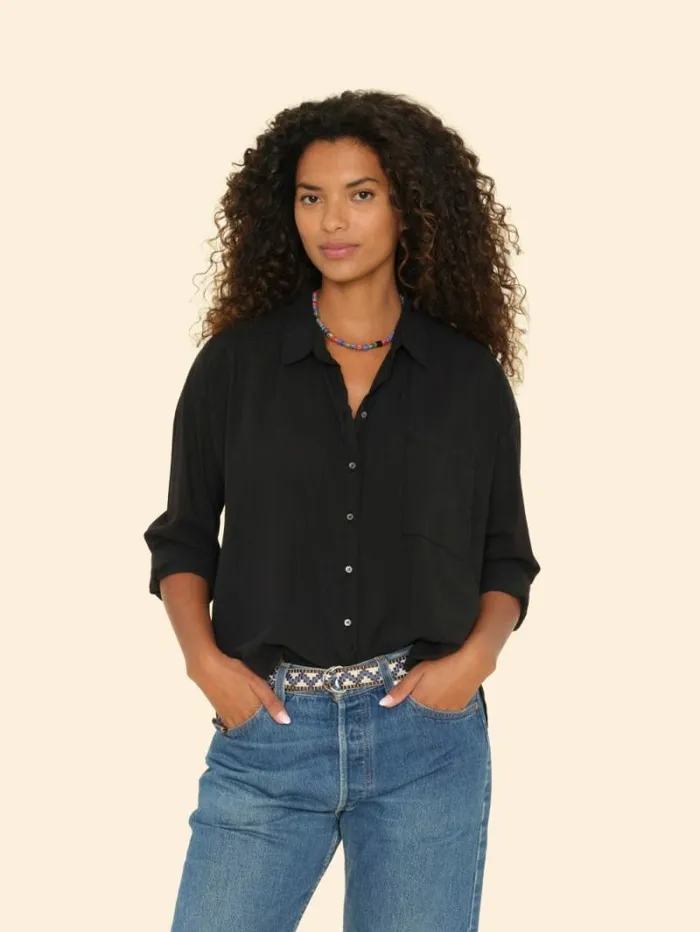 Xirena Black Jordy Shirt Women Shirts