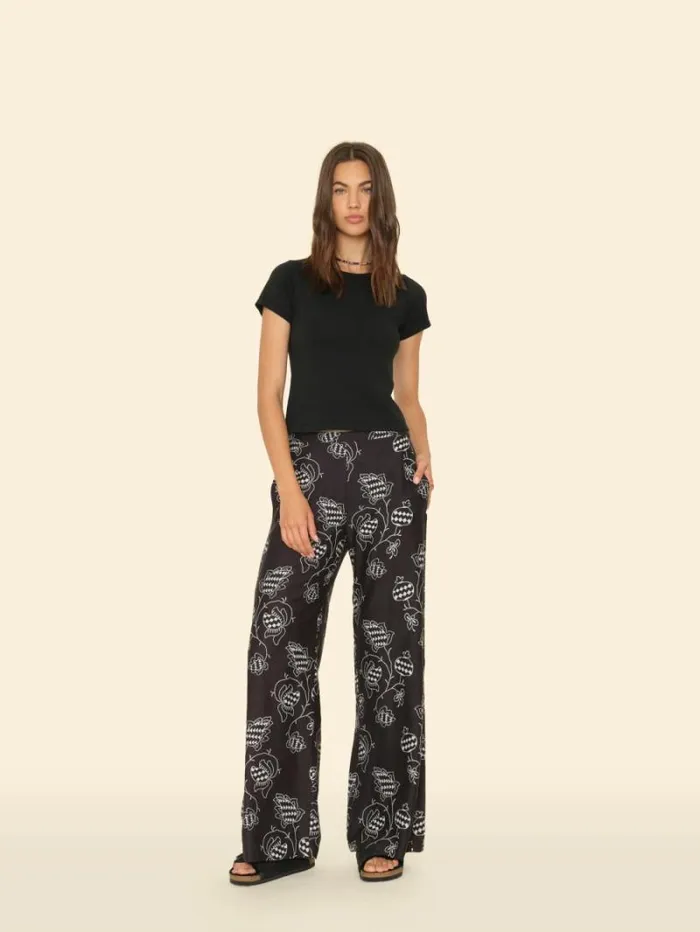 Xirena Black Pom Pippen Pant Women Pants and Jumpsuits