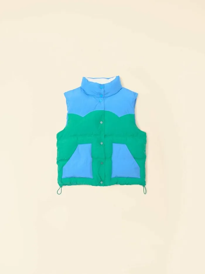 Xirena Blue Grass Miller Vest Women Sweaters and Jackets