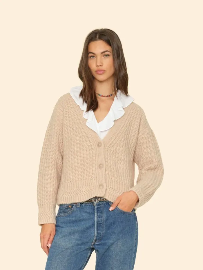Xirena Cream Ice Milli Cardigan Women Sweaters and Jackets