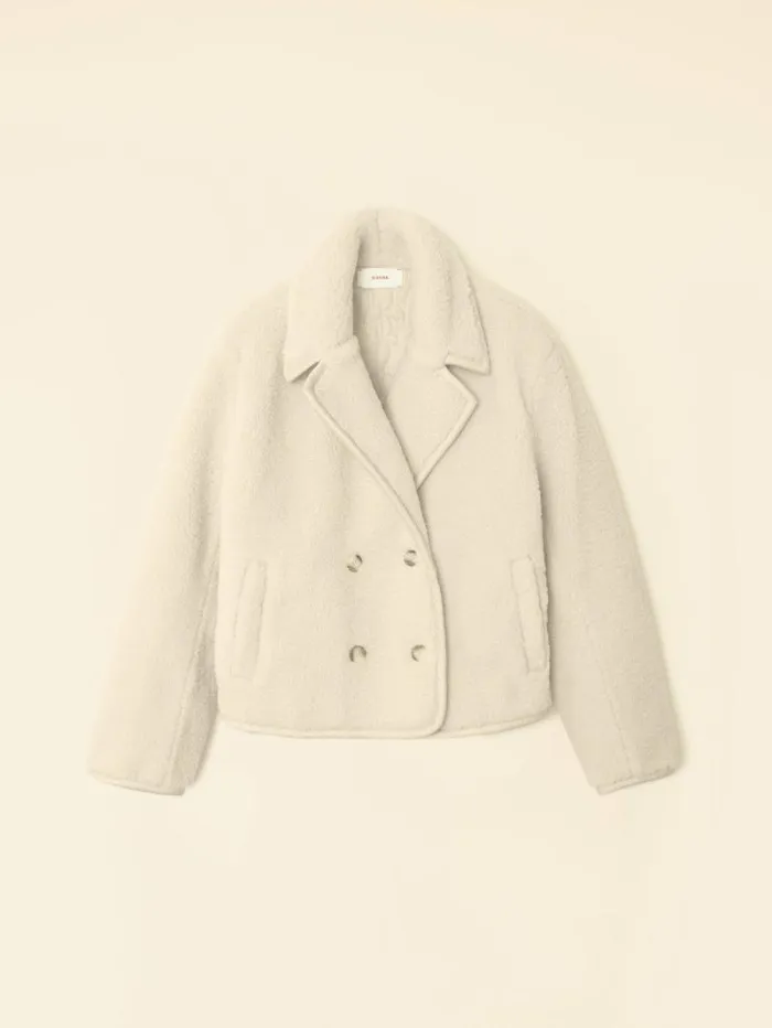 Xirena Cream Sammy Jacket Women Sweaters and Jackets