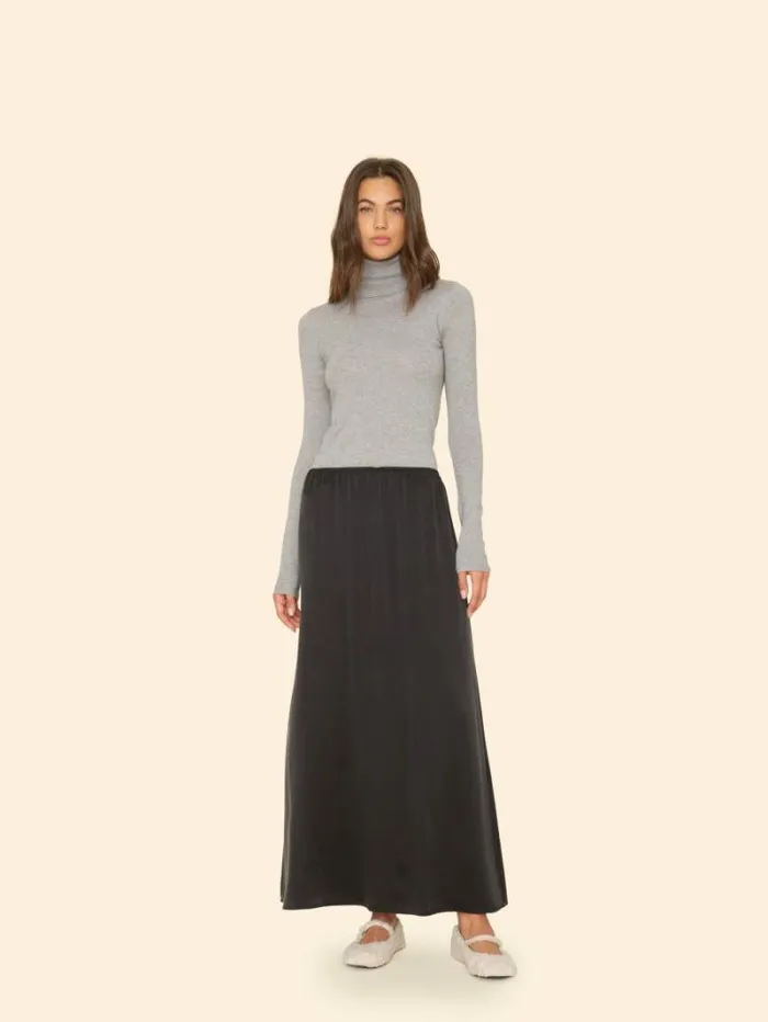 Xirena Jet Black Sela Skirt Women Skirts