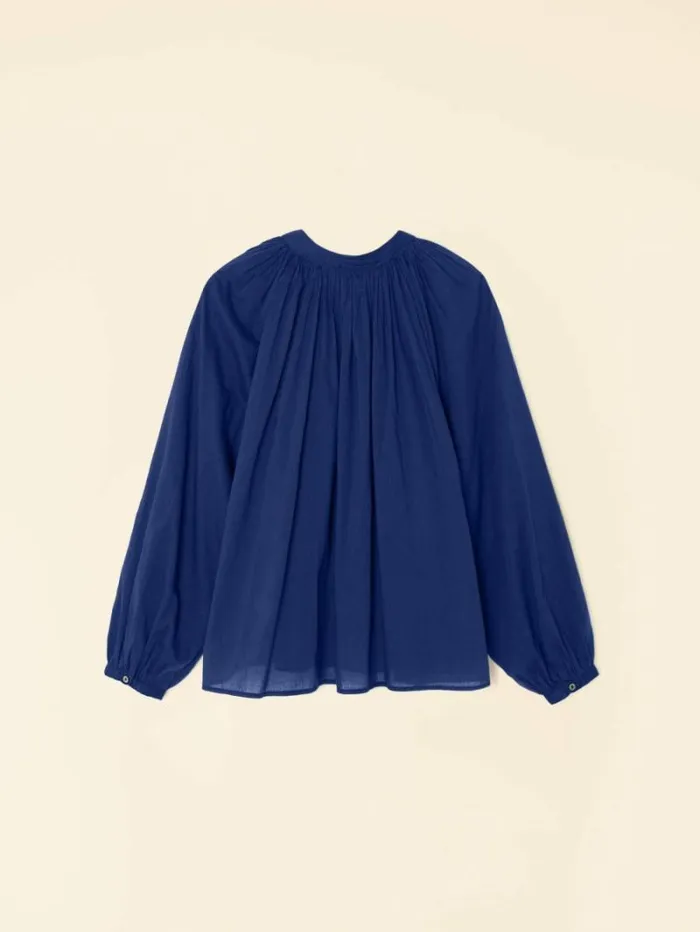 Xirena Marine Blue Fabienne Shirt Women Shirts