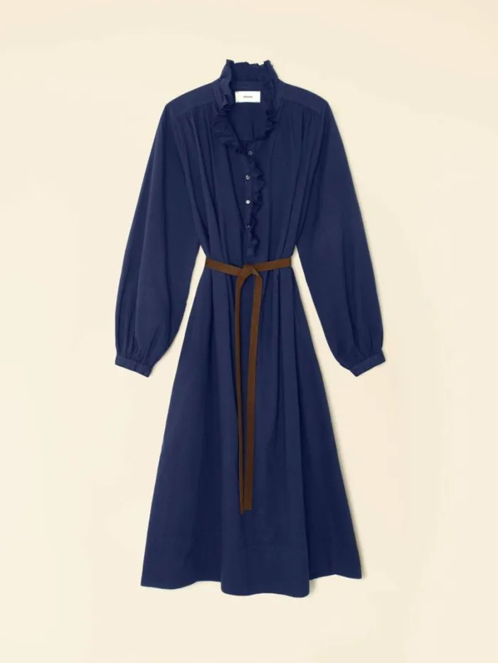 Xirena Navy Caspy Dress Women Dresses